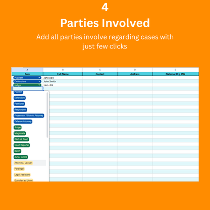 ⚖️ ELEVEN IN ONE – Legal Case Progress Tracking & Sharing Template